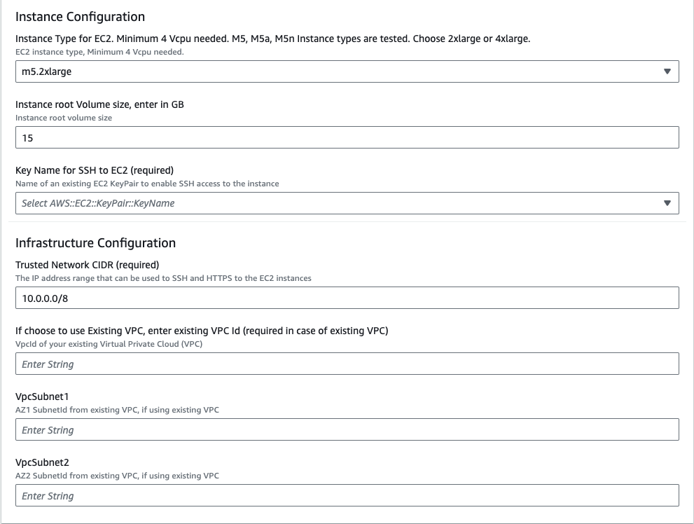 Infrastructure Configuration